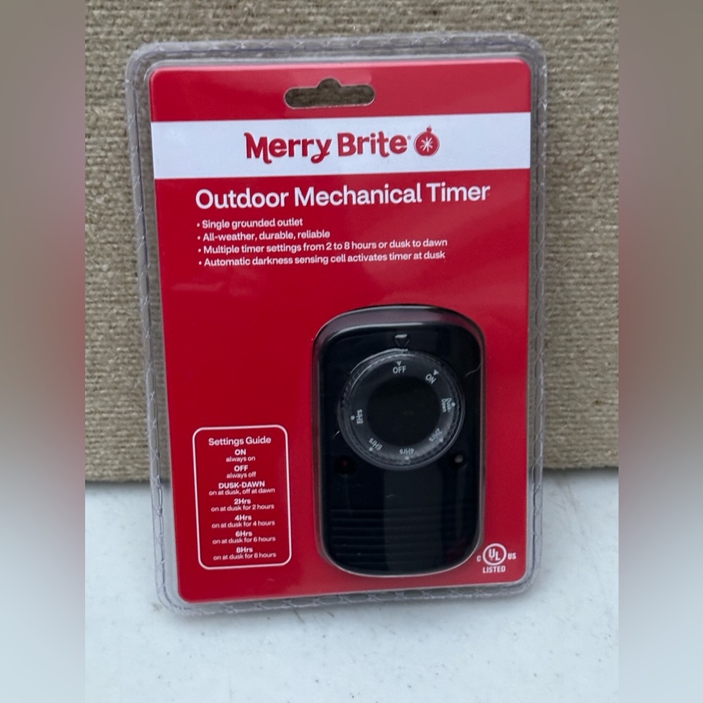 Christmas Outdoor Mechanical Timer